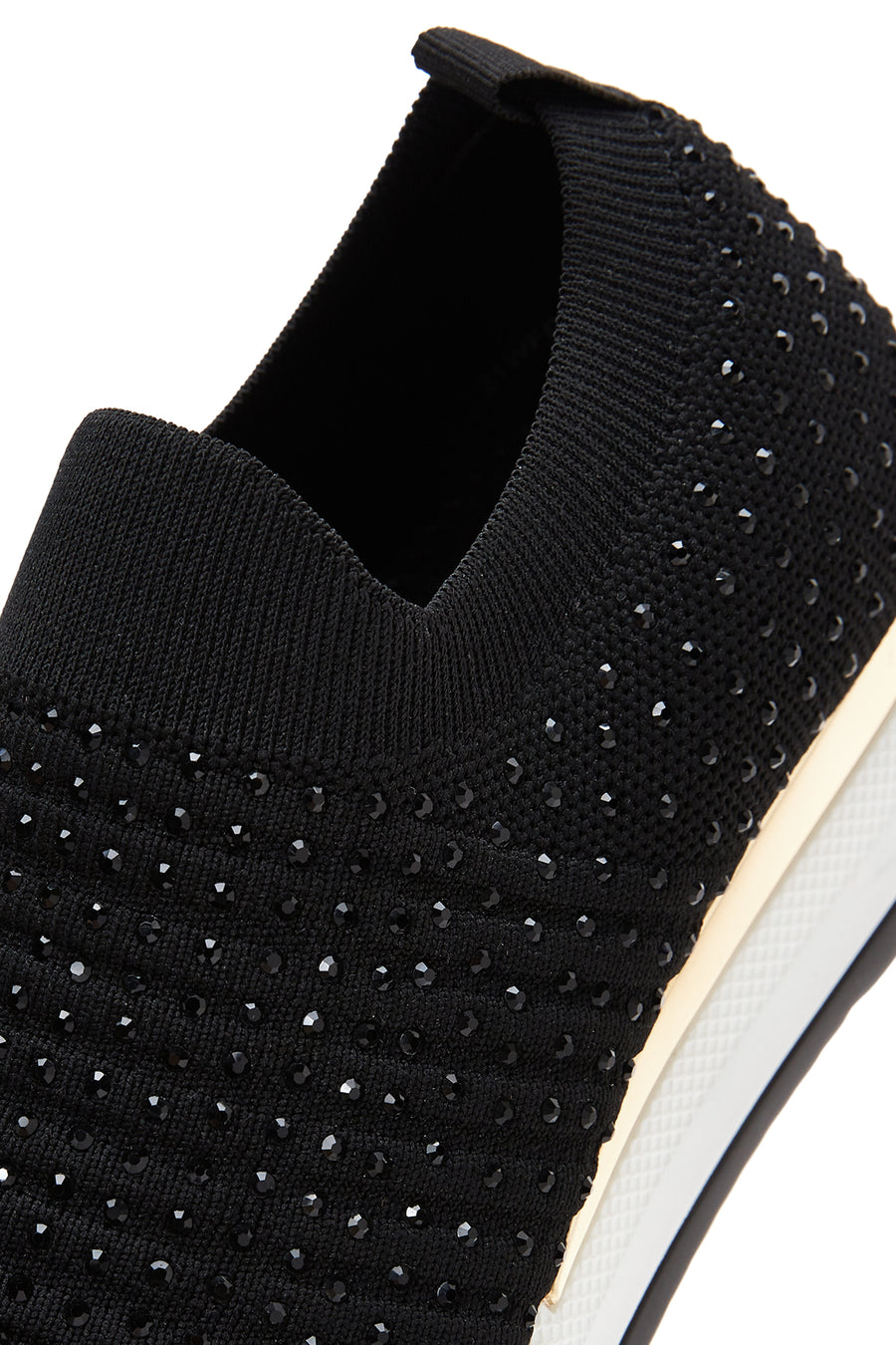 Kadın Siyah Taşlı Sneaker