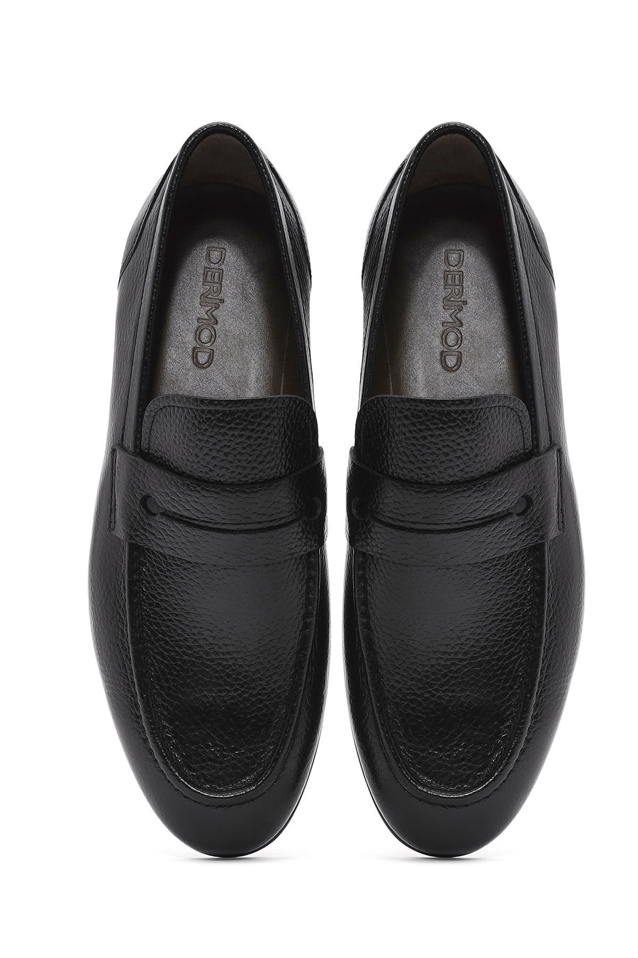 Men's Black Leather Classic Loafer