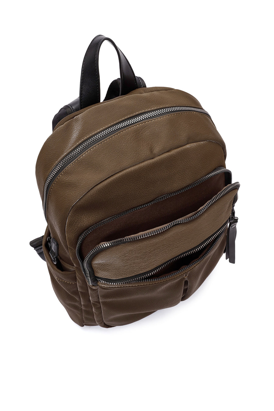 Women's Brown Casual Backpack