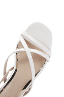 Women's White Heeled Sandals | Derimod