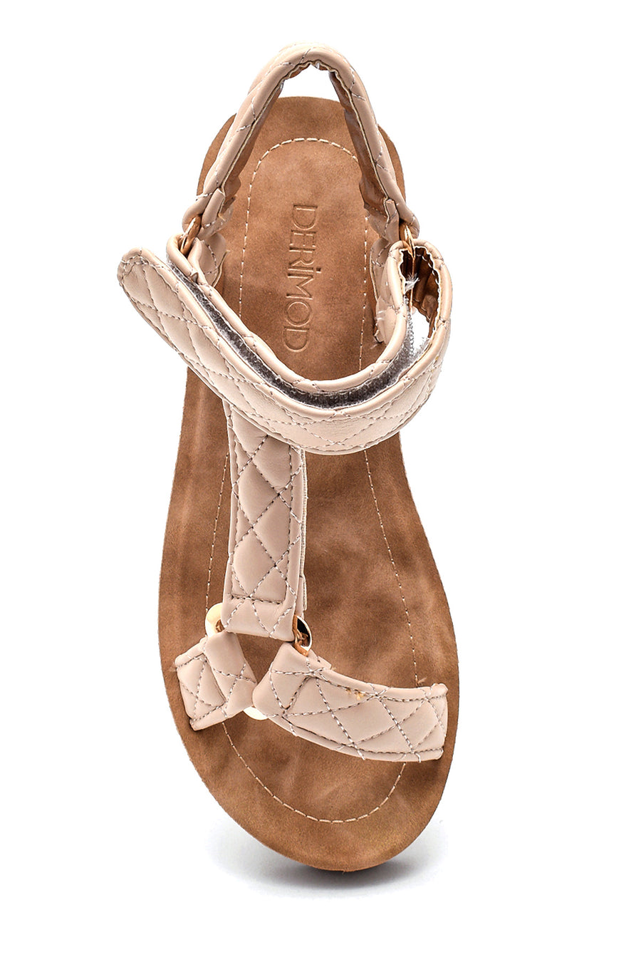 Women's Beige Flat Sandals