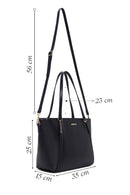 Woman Navy Long-Strap Classic Shoulder Bag | Derimod