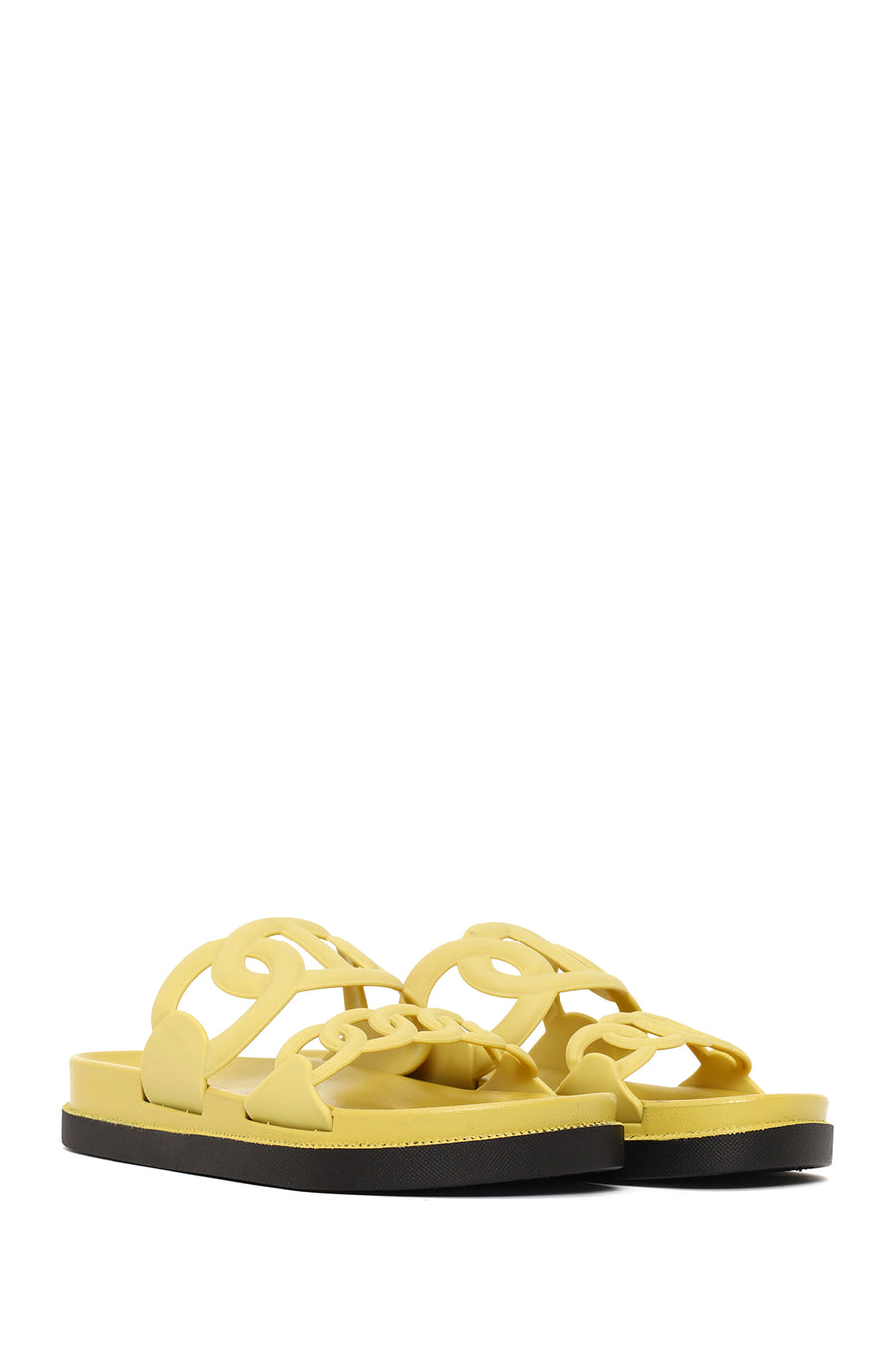 Woman Yellow Jelly Slipper