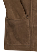 Florida-X Woman Mink A-Form Suede Jacket | Derimod