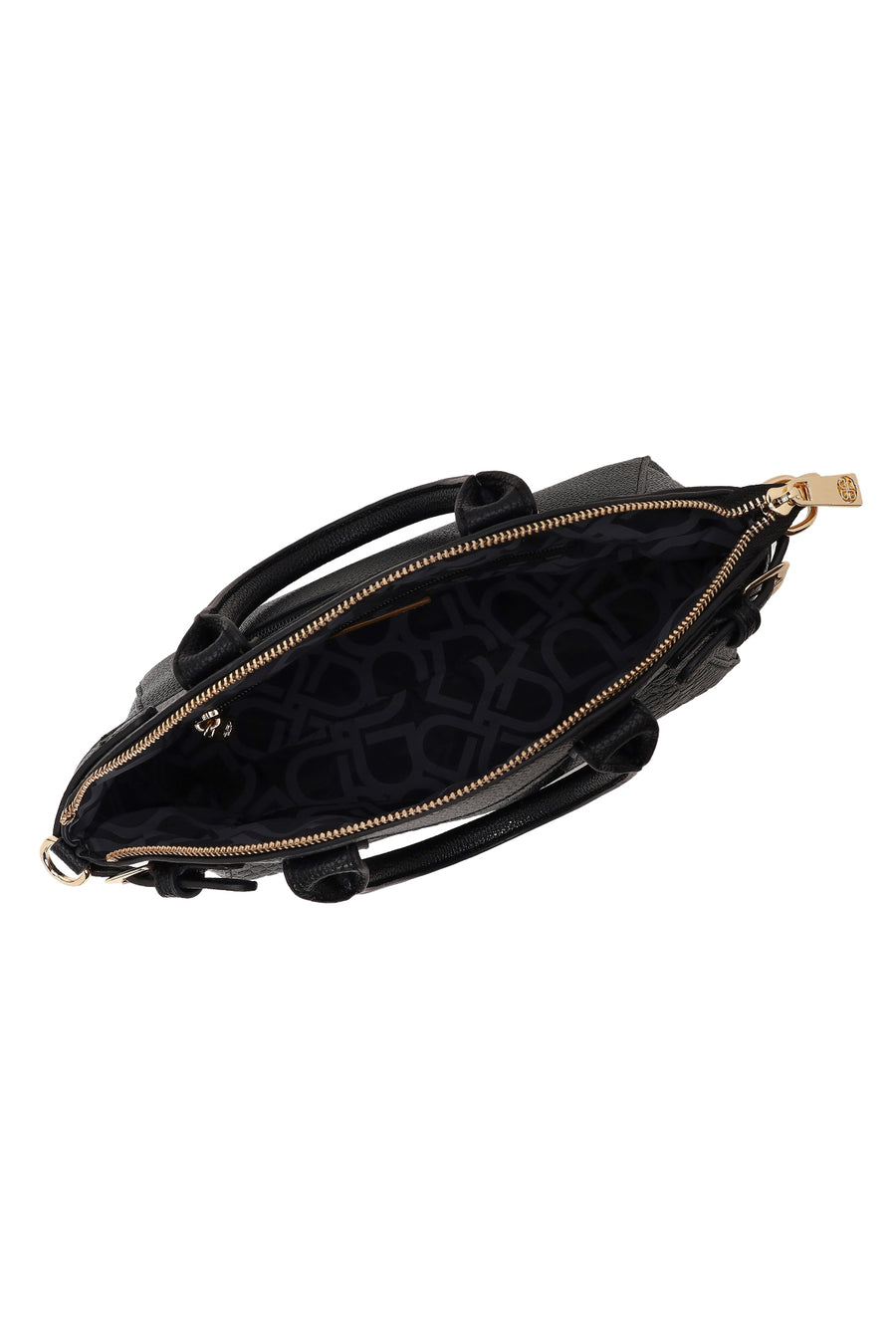 Woman Black Long-Strap Croc-Pattern Classic Shoulder Bag