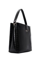 Women's Black Crocodile Cross Bag | Derimod