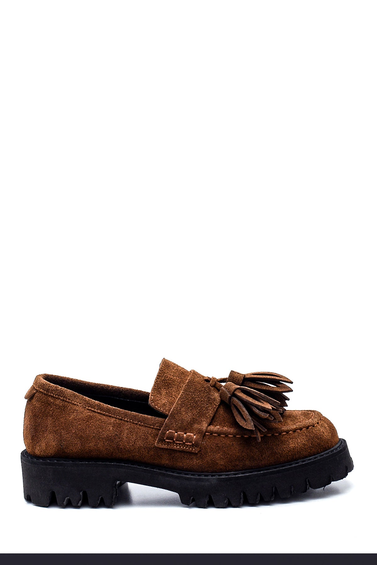 Kadın Deri Süet Loafer 21WFD270310 | Derimod