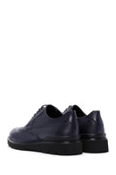 Men's Navy Blue Leather Casual Shoes | Derimod