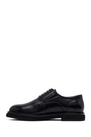 Male Black Lace-Up Leather Casual Shoes | Derimod