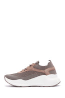 Women's Mink Thick Soled Sneaker | Derimod