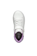 Geox Girls White Eclyper Lace-Up Sneaker | Derimod