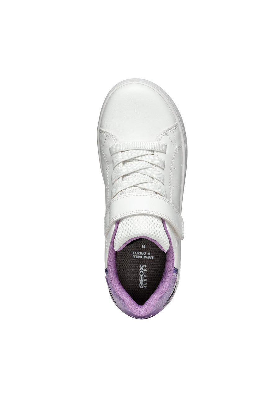 Geox Kız Çocuk Beyaz Eclyper Bağcıklı Sneaker