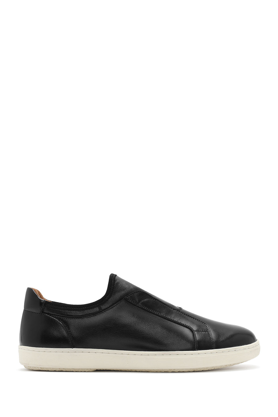 Men's Black Leather Sneaker 25SFD691918 | Derimod