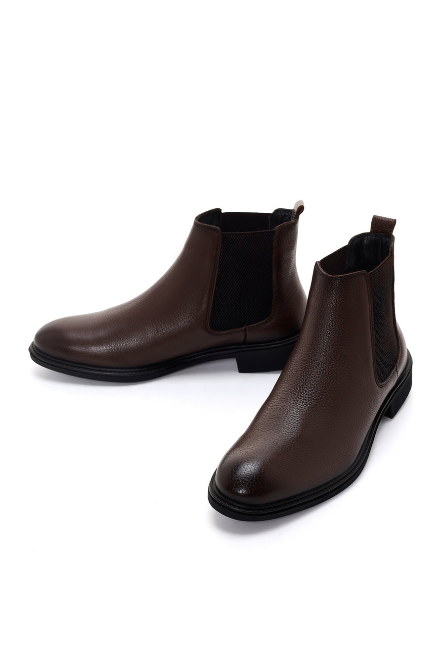 Men's Brown Leather Chelsea Boots