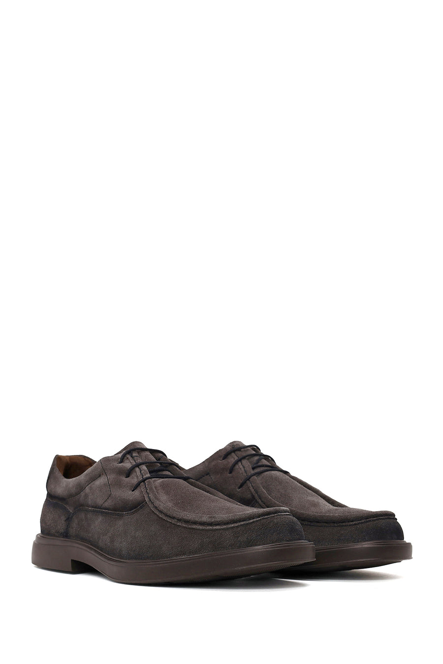 Male Anthracite Lace-up Suede Casual Shoes