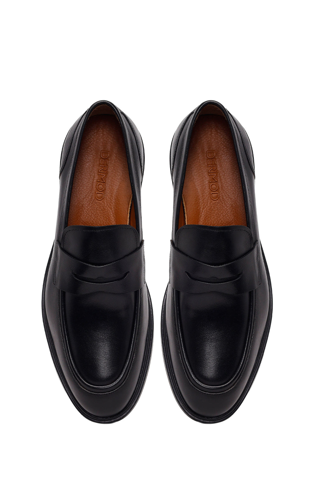 Erkek Siyah Deri Casual Loafer