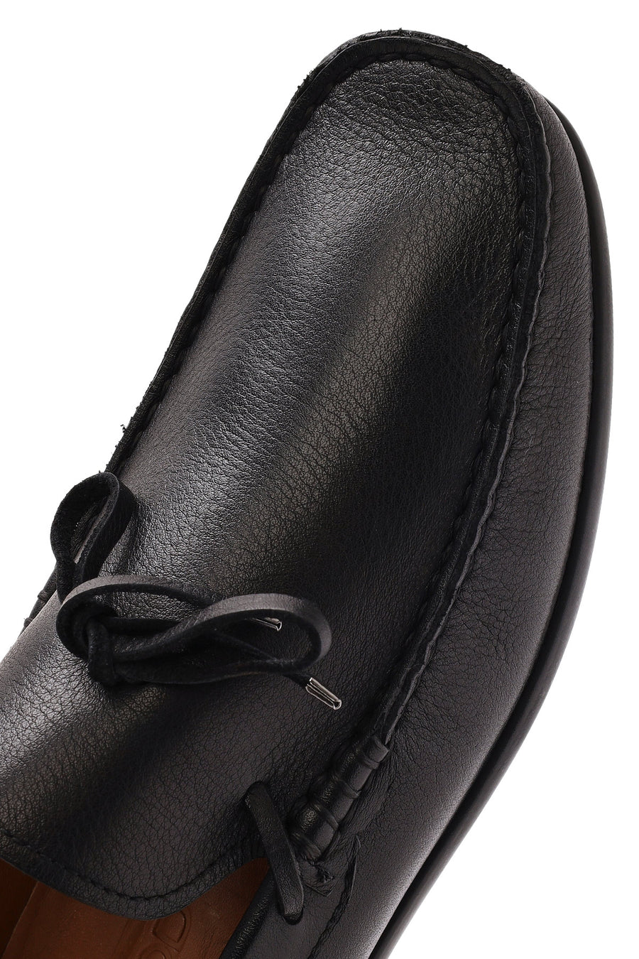 Men's Black Tasseled Leather Loafer