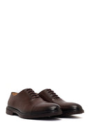 Male Brown Lace-up Leather Casual Shoes | Derimod