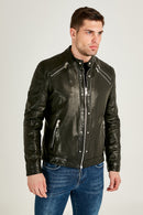 Westbrook Men's Leather Jacket | Derimod