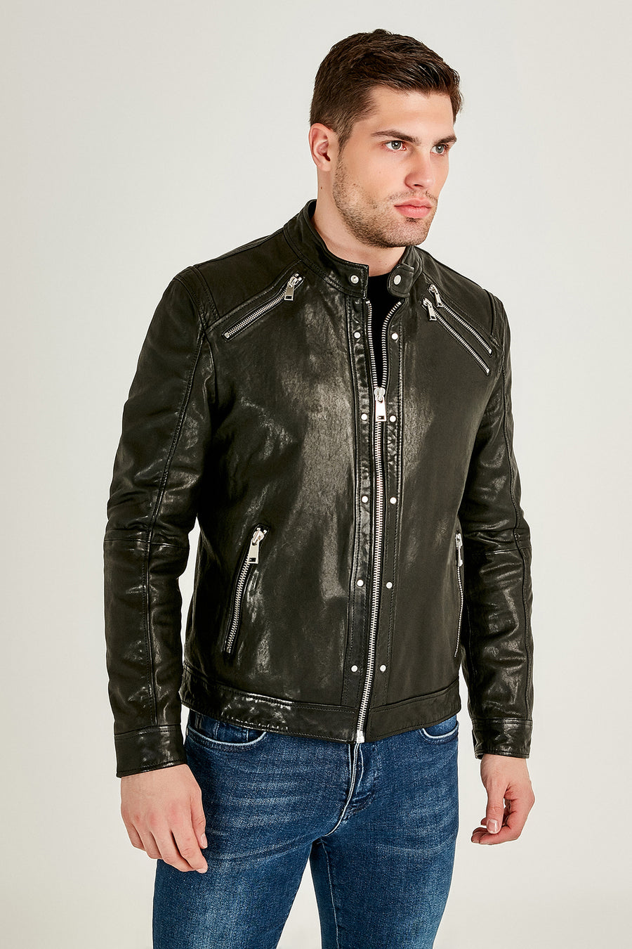 Westbrook Men's Leather Jacket
