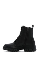 Women's Black Zippered Boots | Derimod