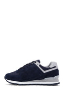 Hammer Jack Men's Navy Blue Suede Leather Chile M Sneaker | Derimod