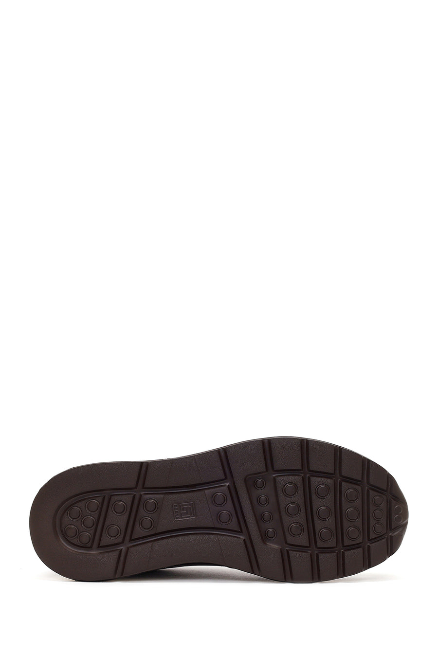 Male Brown Lace-Up Leather Sneaker