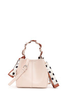 Women's Beige Long Strap Crossbody Bag with Accessory Detail | Derimod