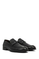 Erkek Siyah Deri Klasik Loafer | Derimod