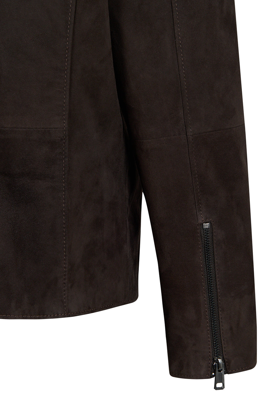 Pedri Male Brown Suede Leather Jacket