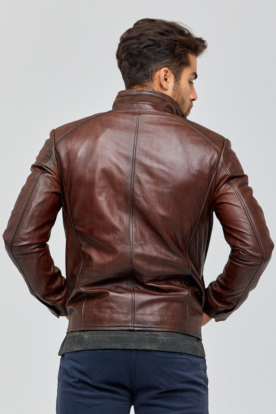 Elton Men's Leather Jacket