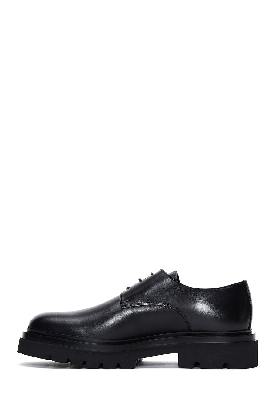 Men's Black Leather Casual Shoes