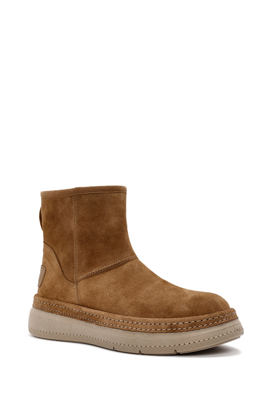 Women's Tan Suede Leather Boots