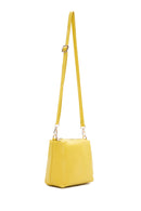 Women's Yellow Long Strap Knitted Shoulder Bag | Derimod