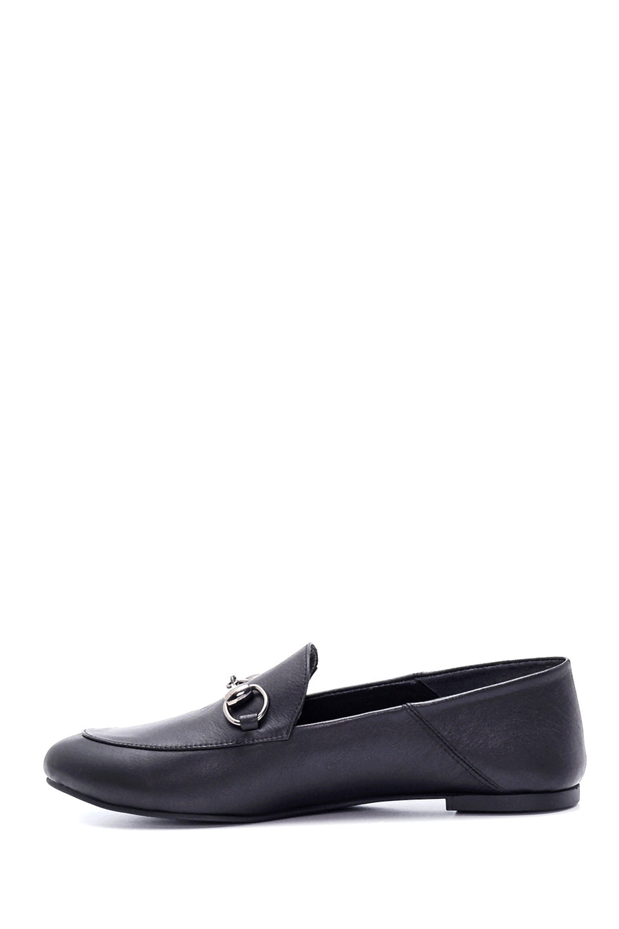 Women's Leather Buckle Loafer