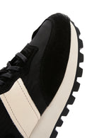 Men's Black Suede Leather Detailed Sneaker | Derimod