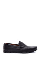 Erkek Deri Delikli Casual Loafer | Derimod