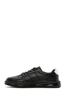 Men's Black Leather Sneaker | Derimod