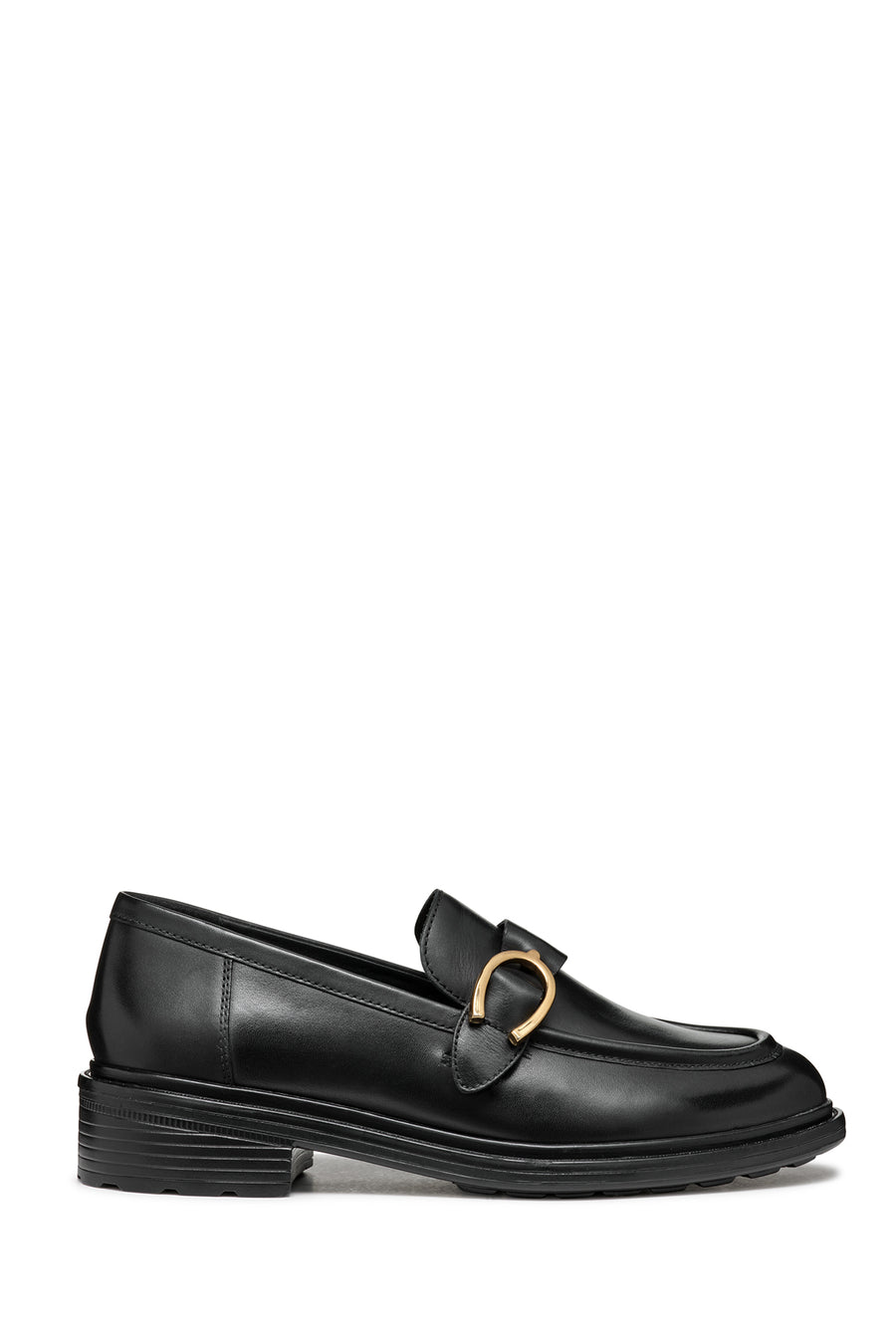 Geox Kadın Siyah Walk Pleasure Deri Maskülen Loafer D46TGC00043C9999 | Derimod
