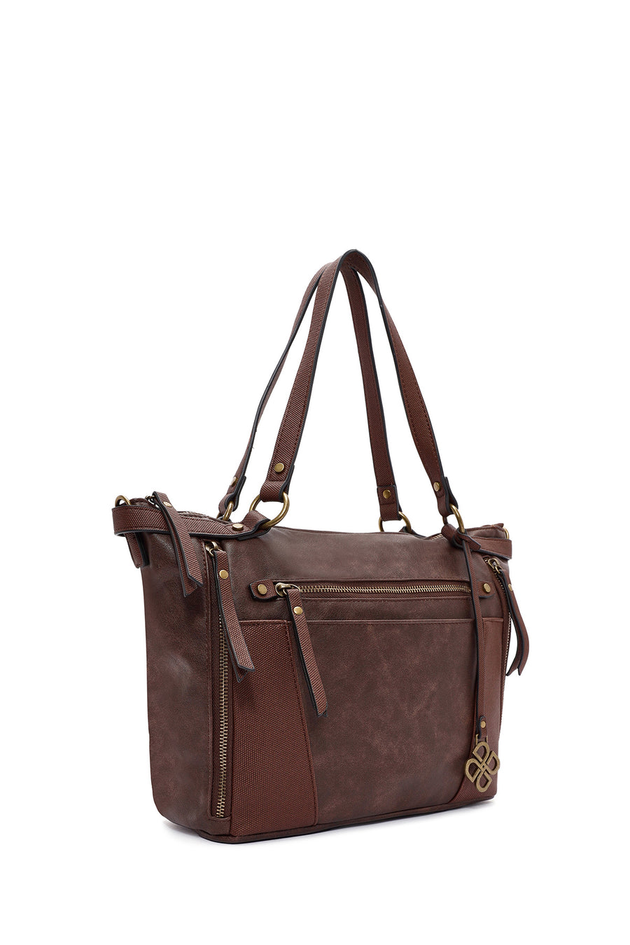 Women's Brown Long Strap Shoulder Bag