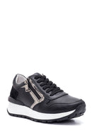 Kadın Deri Fermuarlı Sneaker | Derimod