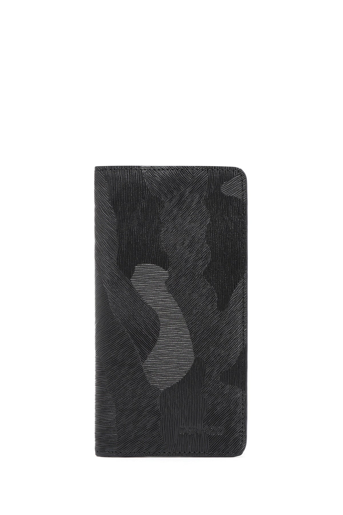 Men's Black Leather Wallet 000A2D311918 | Derimod