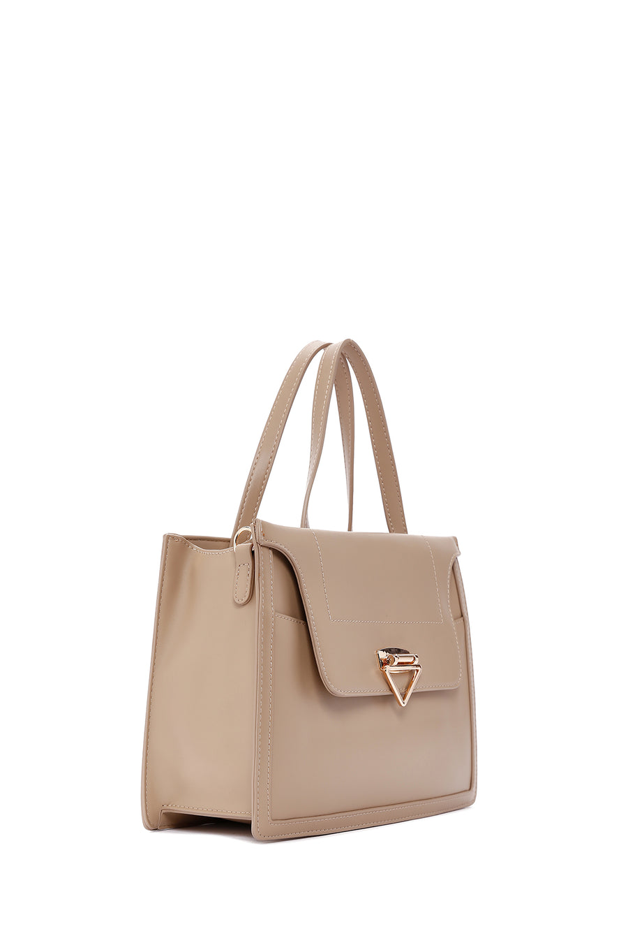 Women's Beige Long Strap Shoulder Bag