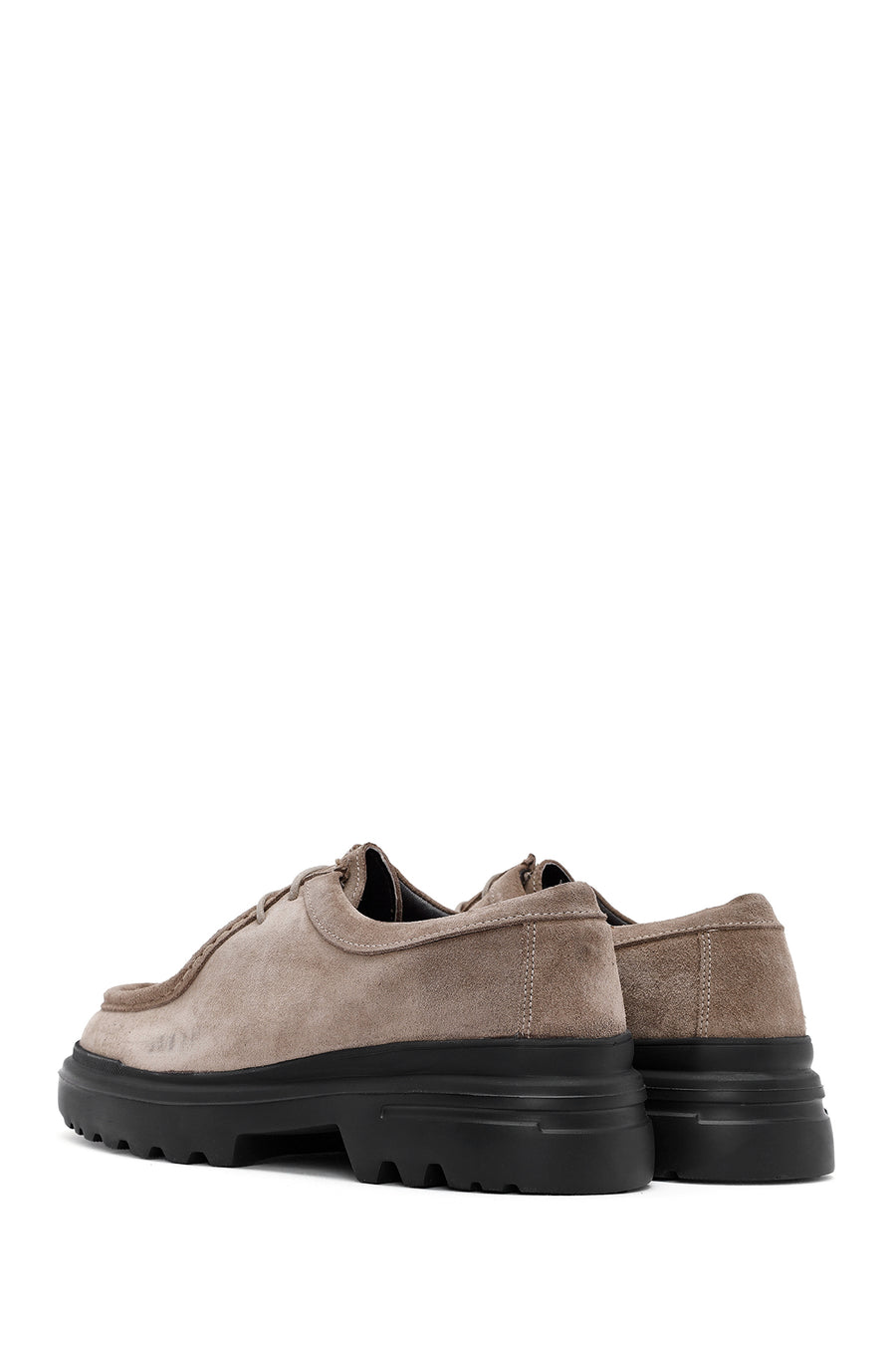 Men's Mink Lace-Up Nubuck Leather Casual Shoes