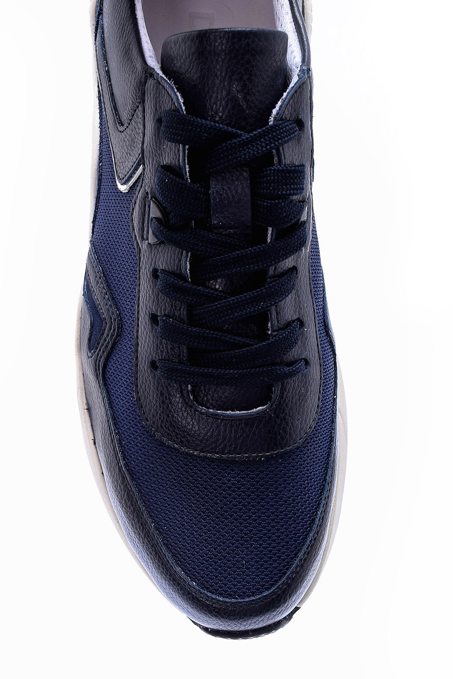 MEN'S HIGH-SOLE LEATHER SNEAKER