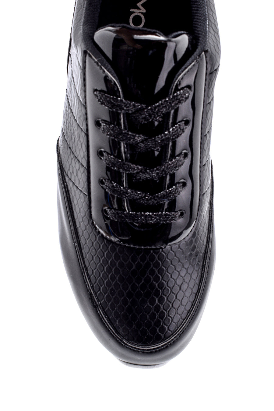 Kadın Yılan Derisi Detaylı Sneaker
