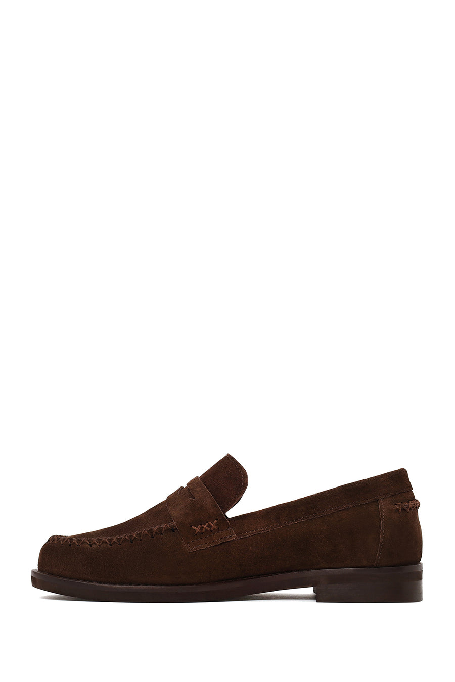 Woman Brown Suede Loafer