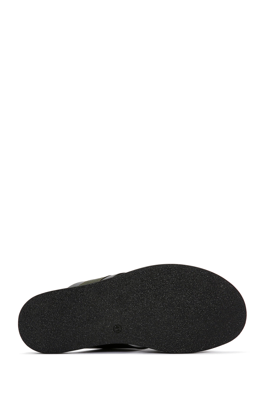 Men's Black Leather Slippers