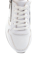 Kadın Deri Fermuarlı Sneaker | Derimod