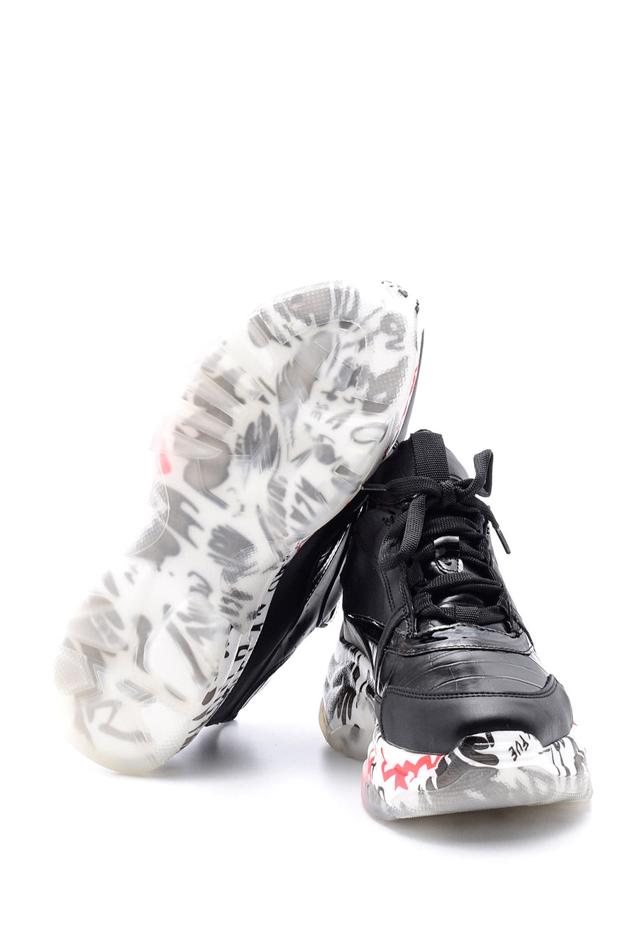 Kadın Şeffaf Taban Detaylı Sneaker